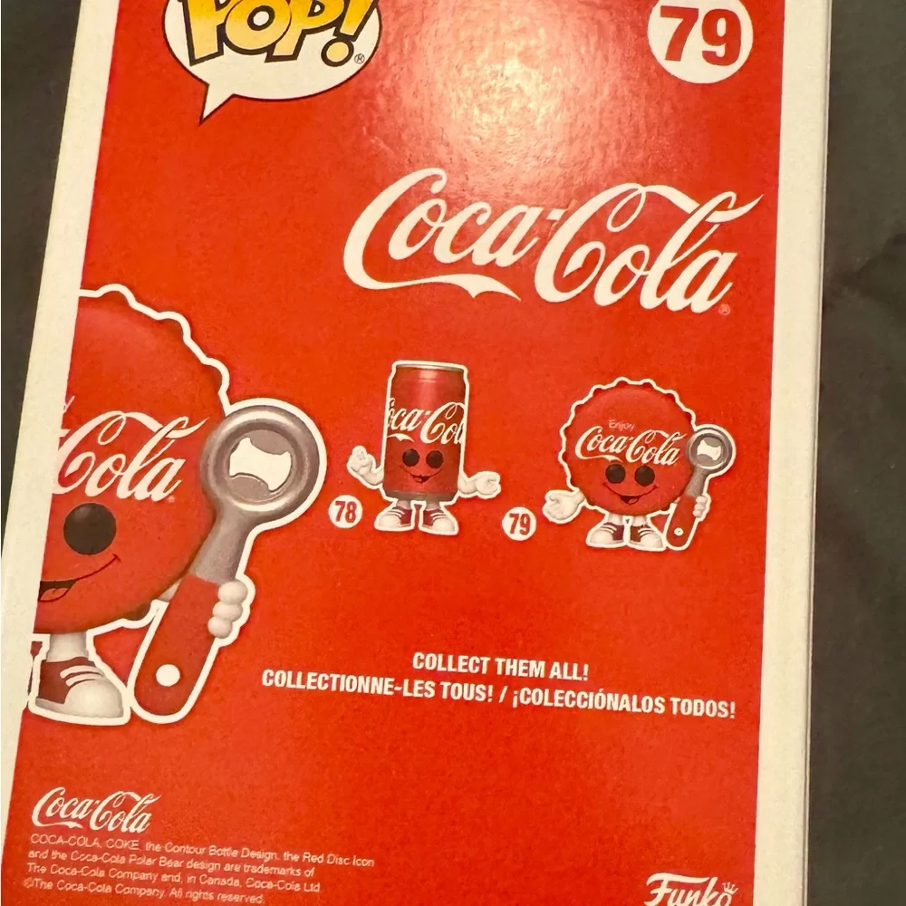 2/$15 Funko Pop! Coca Cola Red Bottle Cap Vinyl Figure in box. Bundle and save